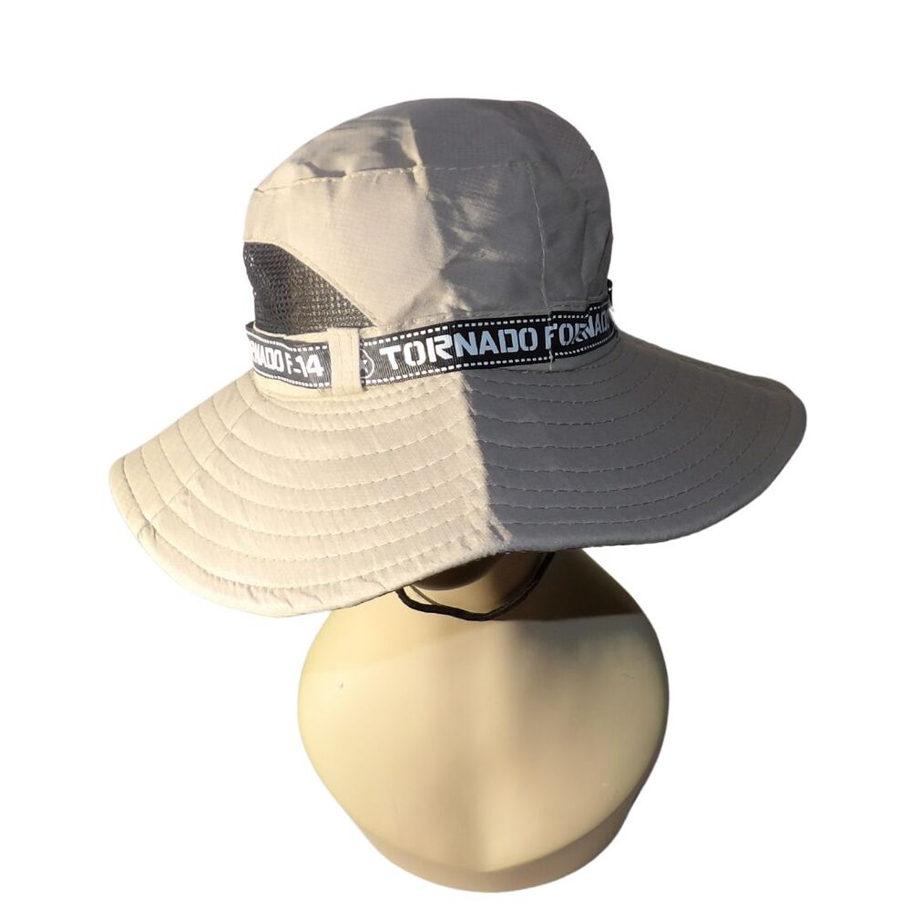 UNISEX SUMMER HAT BIG BRIM SEMI BREATHABLE FISHERMAN HAT FOR OUTDOOR BEIGE‎